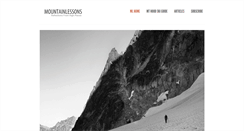 Desktop Screenshot of mountainlessons.com